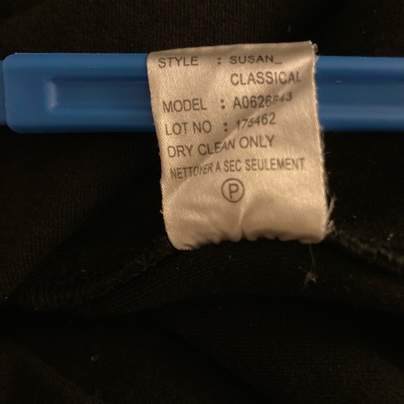 Theory dress zip up, black, fitted long sleeves - Picture 6 of 10